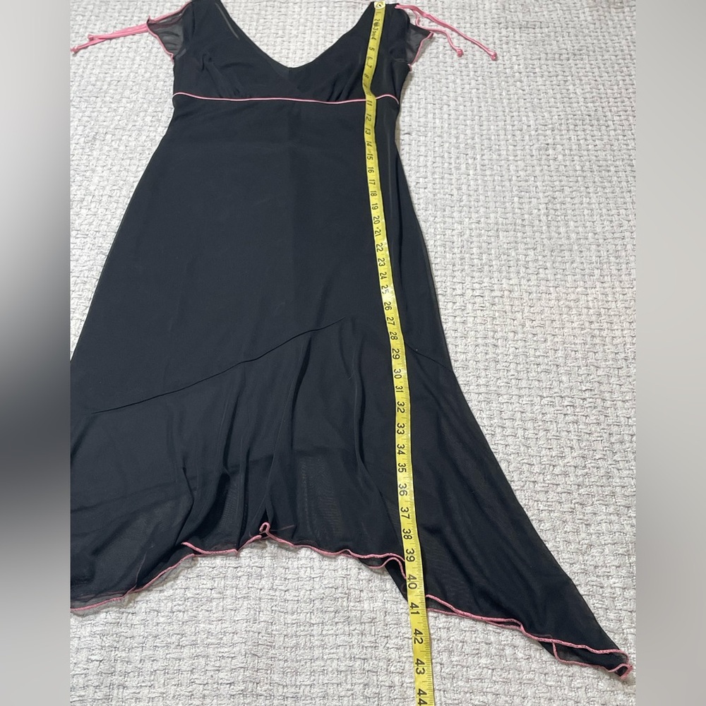 Vintage 90’s Y2K Cocktail Prom Party Dress Black & Pink Byer Too Size Small - Picture 12 of 16